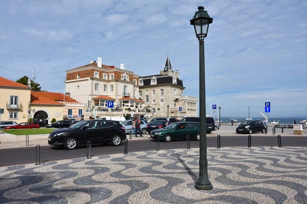 Kis tér-Cascais, Portugália — Stock Fotó