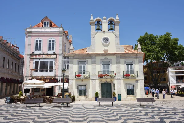 Kis tér-Cascais, Portugália — Stock Fotó