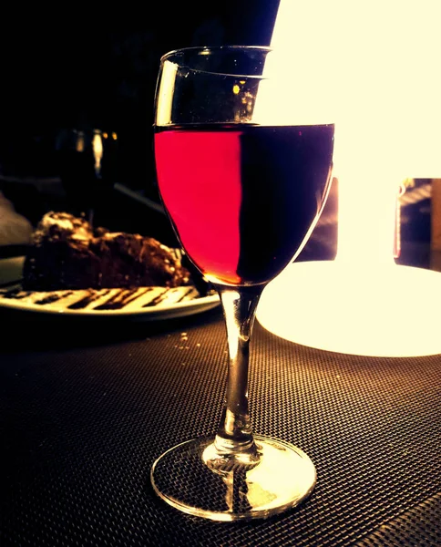 A glass of port wine