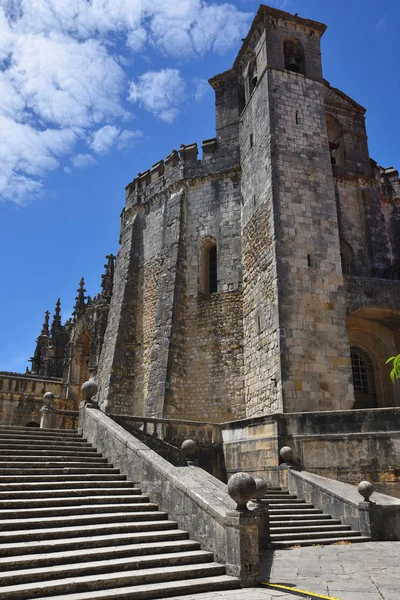 Iglesia Templaria del Convento de la Orden de Cristo en Tomar Po — Foto de Stock