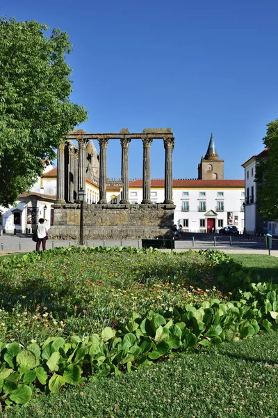 O Templo Romano de Évora também conhecido como Templo de Dian — Fotografia de Stock