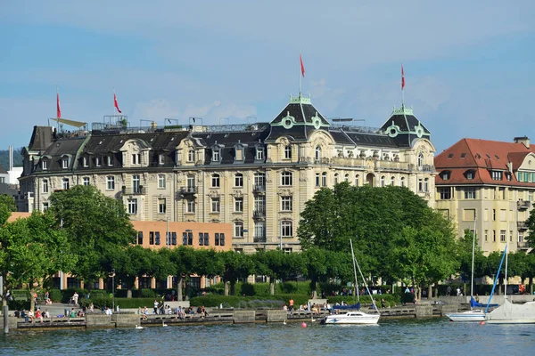 Zúrich centro histórico, Suiza — Foto de Stock