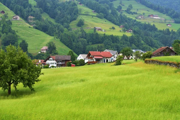 Atemberaubende alpine Landschaft im Kanton uri, Schweiz — Stockfoto