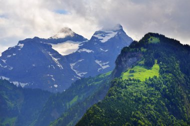 Alp manzarada çarpıcı: Kanton Uri, İsviçre