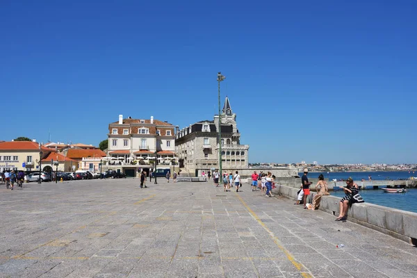 Die promenade in cascais portugal — Stockfoto