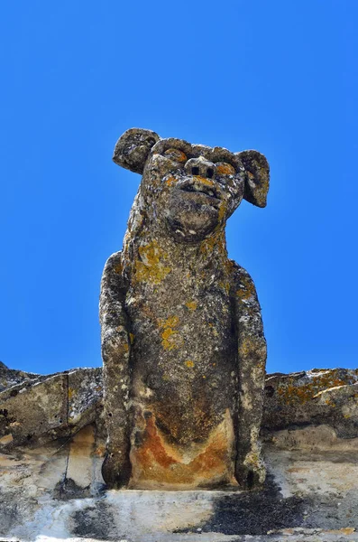 Gargoyle i kloster storleksordningen Kristus, Tomar, Portugal, — Stockfoto