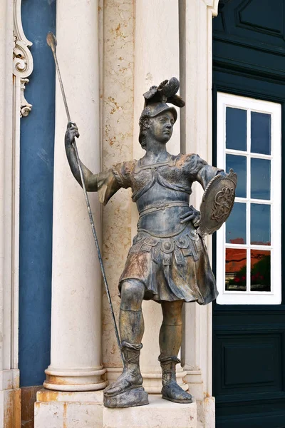 Minerva-szobor: Queluz, Portugália-palota — Stock Fotó