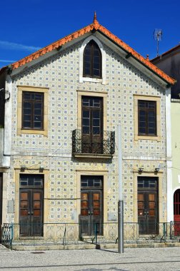 Renkli evler, Costa Nova, Beira Litoral, Portekiz, Avrupa