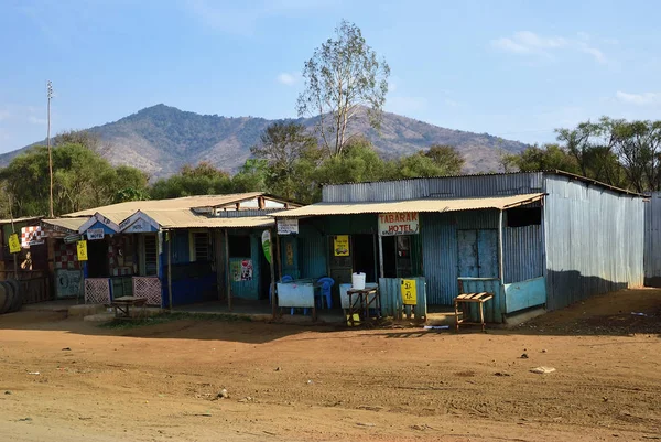 Το hotel φτωχογειτονιές στην Κένυα. Αφρική — Φωτογραφία Αρχείου
