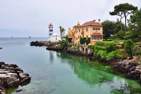 Santa Marta lighthouse Cascais Portugal — Stok fotoğraf