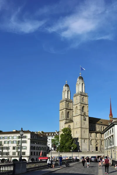 Historického centra Curychu, Švýcarsko — Stock fotografie