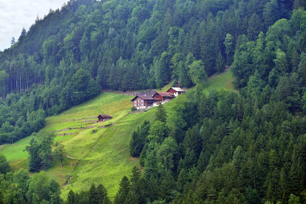 Lenyűgöző alpesi táj kanton Uri, Svájc — Stock Fotó