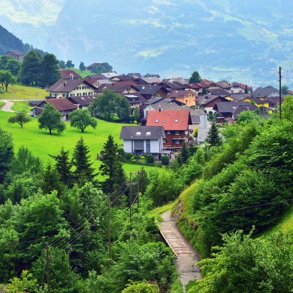 Falu canton Uri, Svájc — Stock Fotó