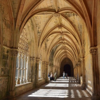 Cloister Batalha Manastırı. Portekiz