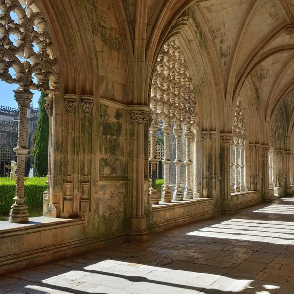 Cloister of the Monastery of Batalha. Portugal — Stock Photo, Image