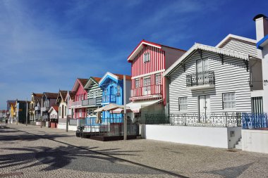 Costa Nova tatil beldesi, Beira Litoral, Portekiz, Avrupa