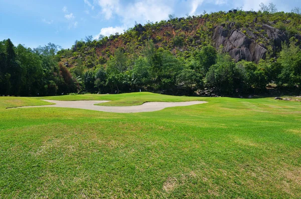 Campo de golfe, Seychelles — Fotografia de Stock