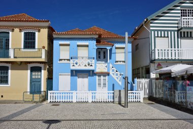 Costa Nova tatil beldesi, Beira Litoral, Portekiz, Avrupa