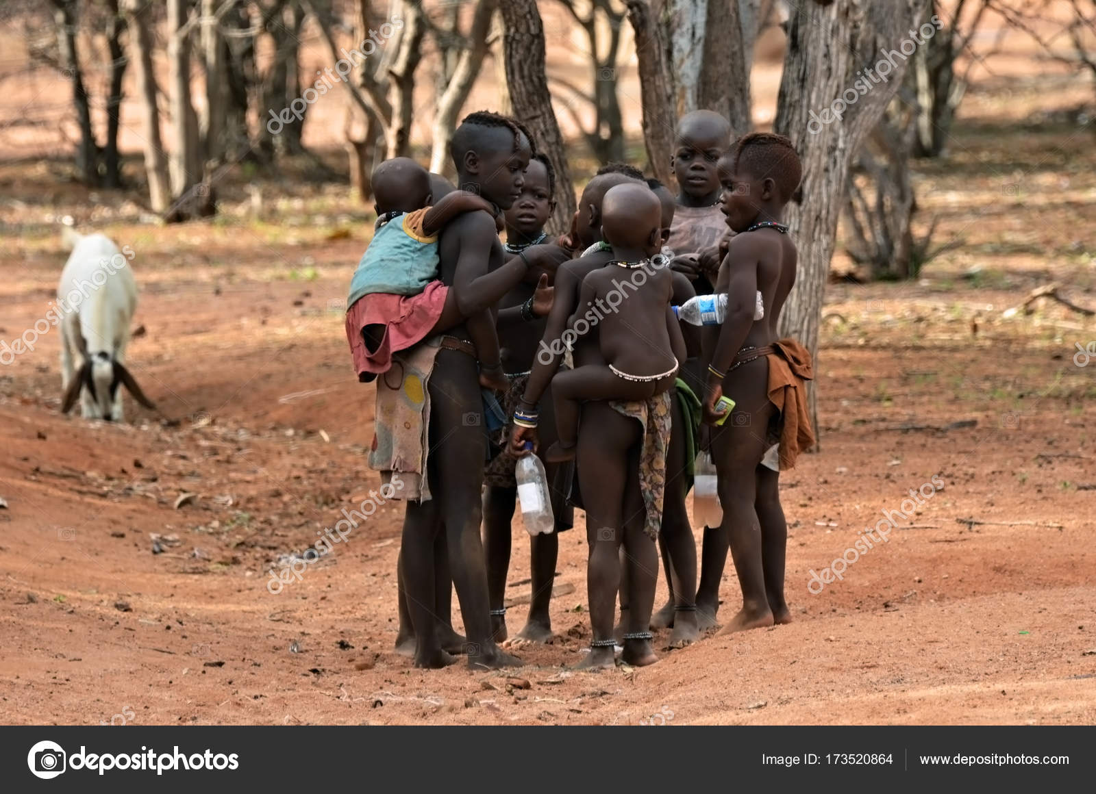 african tribe children African children, Namibia — Stock Editorial Photo © znm666 #173520864