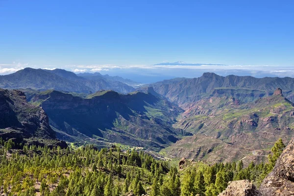 Krajobraz wyspy Gran Canaria, Hiszpania — Zdjęcie stockowe