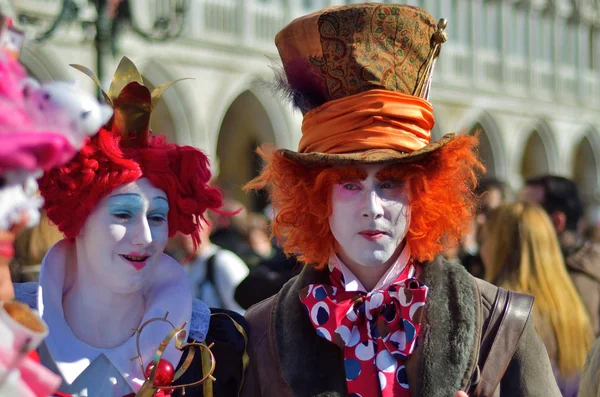 Carnaval van Venetië, Italië — Stockfoto
