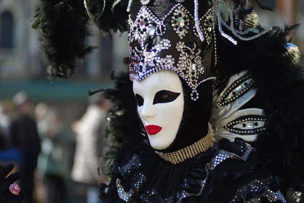 Carnaval van Venetië, Italië — Stockfoto