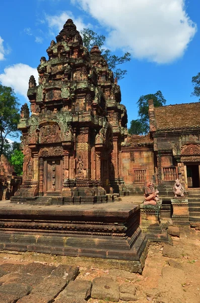 Tempio di Banteay Srei Siem Reap complesso Cambogia — Foto Stock