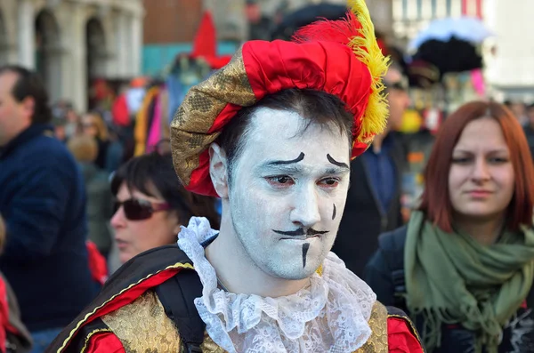 Carnaval van Venetië, Italië — Stockfoto