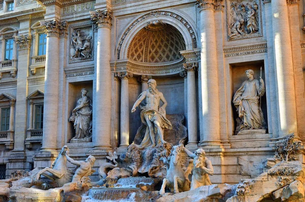 Fonte de Trevi, Roma. Itália — Fotografia de Stock