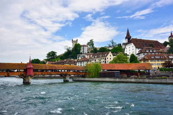 Lucern ve Švýcarsku — Stock fotografie