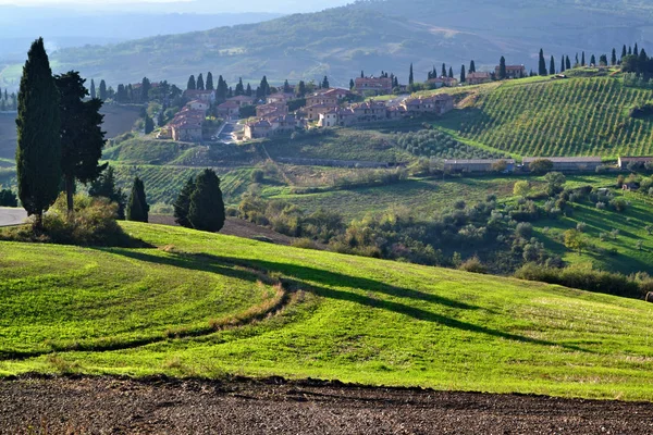 Tuscan peyzaj, İtalya — Stok fotoğraf