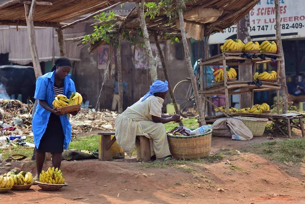 Kampala slumsów, Uganda, Afryka — Zdjęcie stockowe