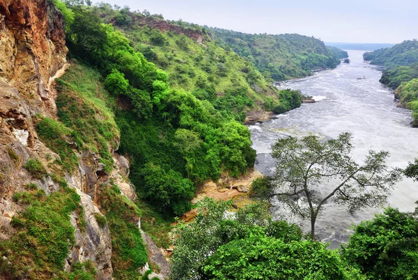 Victoria Nile, Uganda, África — Fotografia de Stock