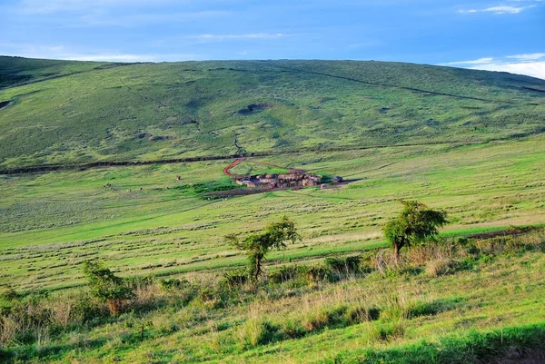 Tanzania green hills, Africa — Stock Photo, Image