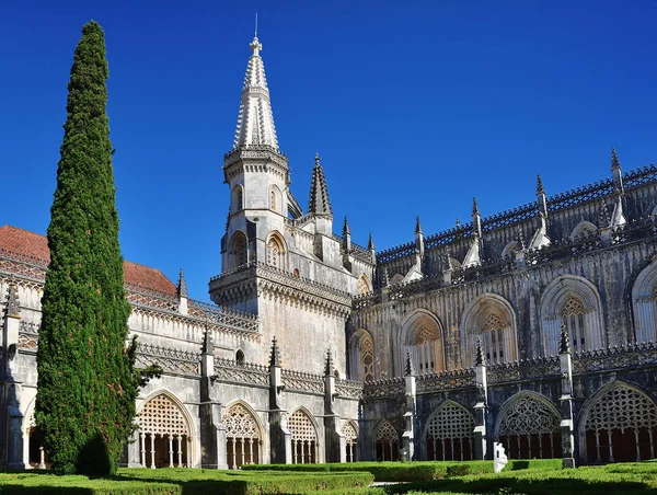 修道院的圣玛丽亚大维多利亚 Batalha Centro 区 Portug — 图库照片