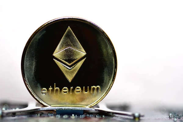 Ethereum. Crypto currency — Stock Photo, Image