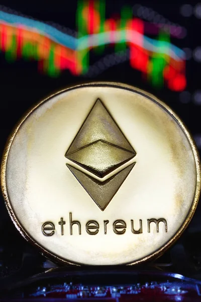 Etereum. Cripto moneda — Foto de Stock