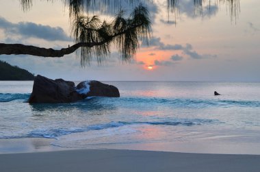 Anse Lazio beach, Seychelles adaları 