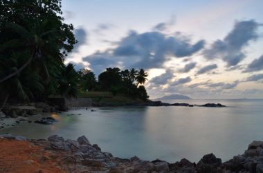 Hint Okyanusu günbatımı Seyşeller, Mahe