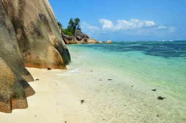 seychelles Adaları tropikal plaj