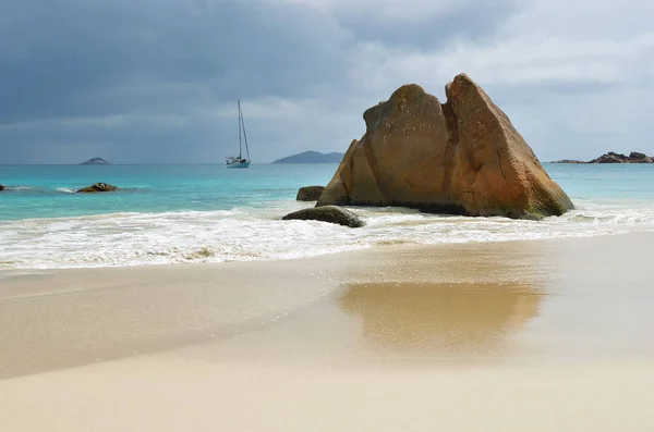 Tropical beach, Seychelle-szigetek — Stock Fotó