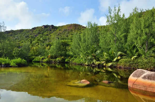 Seychelles islands scenery — Stock Photo, Image