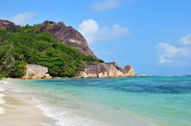 seychelles Adaları tropikal plaj