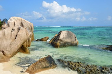 seychelles Adaları tropikal plaj