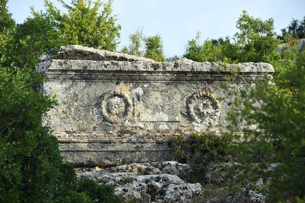 Starożytny rzymski grobowiec, Turcja — Zdjęcie stockowe