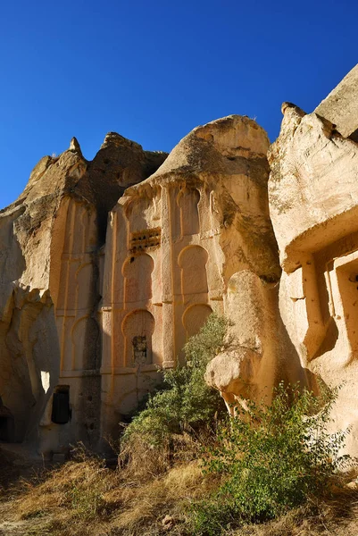 Barlang templom, Cappadocia, Törökország — Stock Fotó