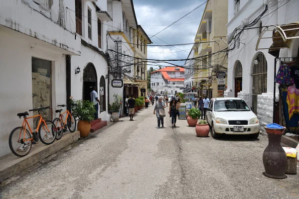 Rue de Stone Town, Zanzibar, Tanzanie, Afrique — Photo