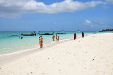 Zanzibar, Tanzanya, Afrika. Kendwa Sahili 