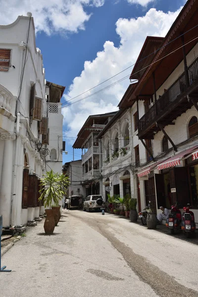 Straße der Steinstadt, Sansibar, Tansania, Afrika — Stockfoto