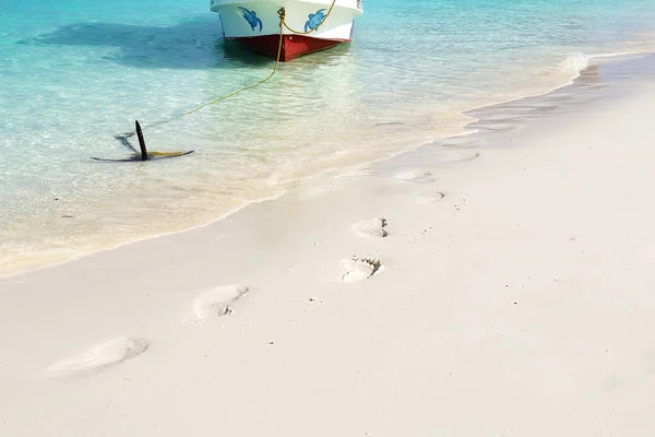 Pláž Kendwa, Zanzibar, Tanzanie, Afrika — Stock fotografie